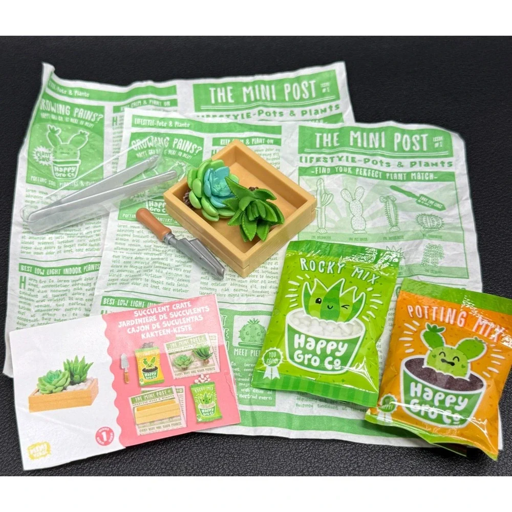 MGA Mini-Verse Make It Mini *Lifestyle Series 1 * Succulent Crate